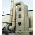 Durable spray chemical waste gas scrubber
